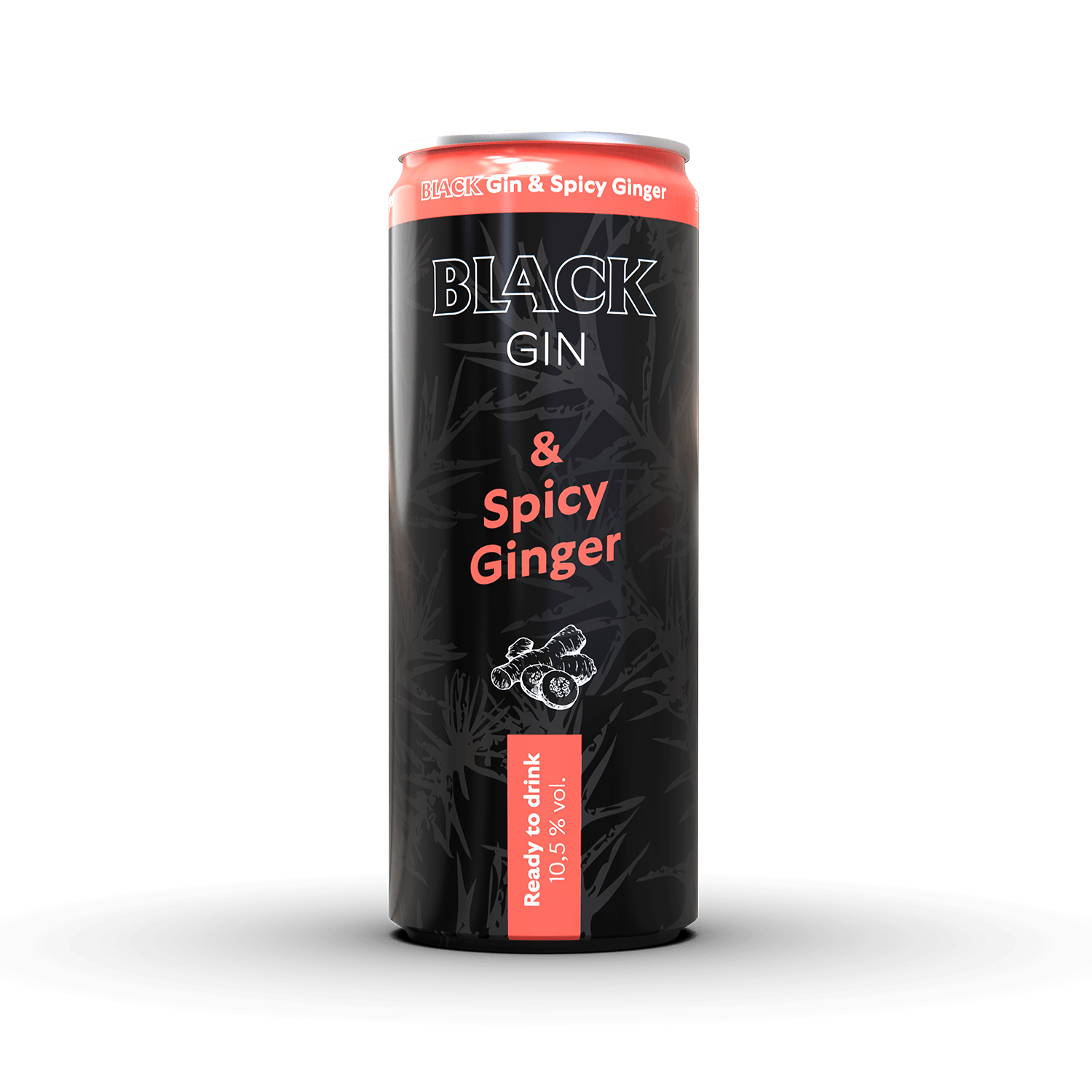 Ready-to-Drink: SCHWARZER GIN & Würziger Ingwer